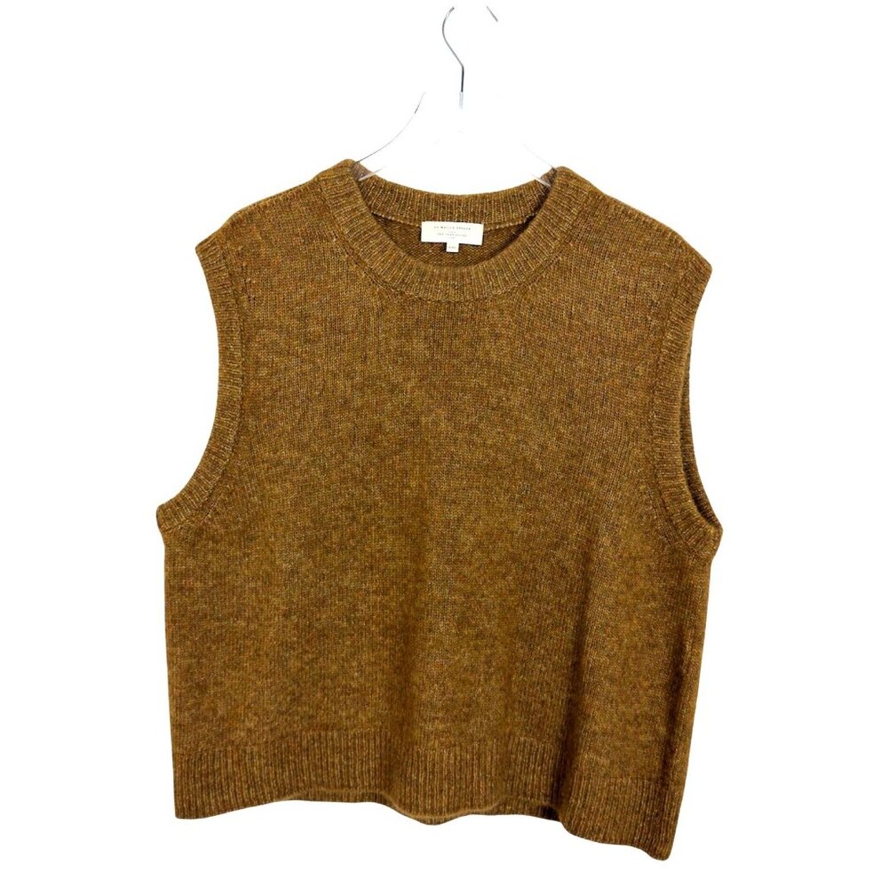 Sézane Samuel JumperMustard Knit Sleeveless Sweater Vest XXL - Picture 5 of 11
